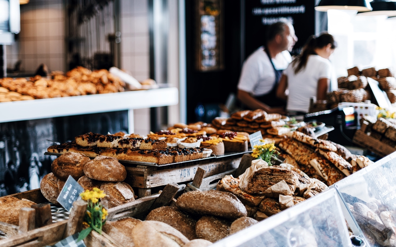 Trays of baked goods